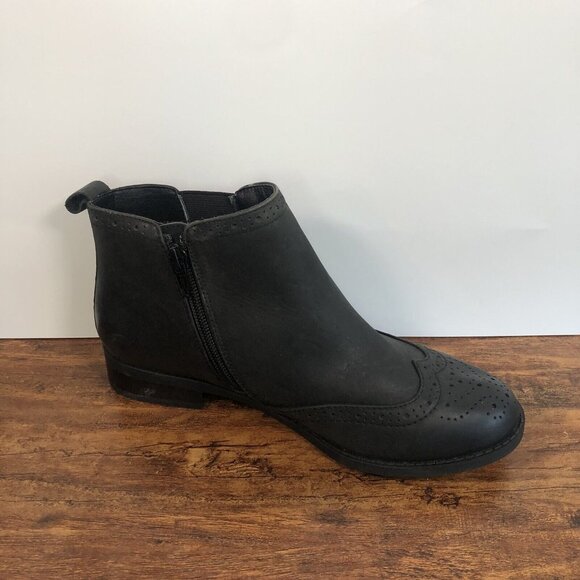 Vionic Womens Size 6.5 Black Leather Chelsea Ankle‎ Boots Comfort Classic - Picture 6 of 10